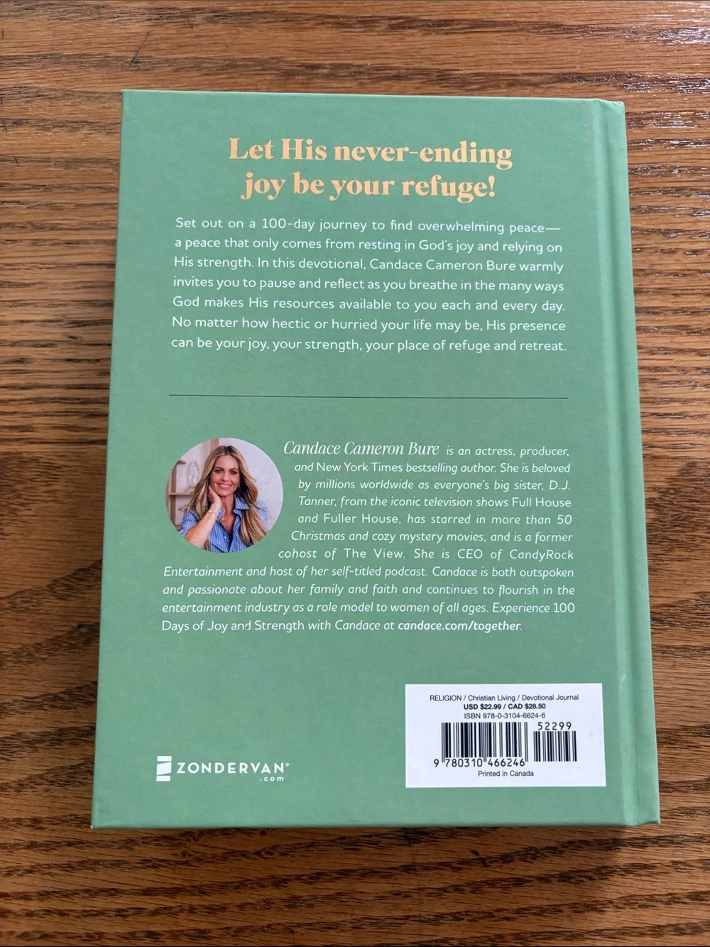 “100 Days of Joy and Strength” Devotional Book by Candice Cameron Bure